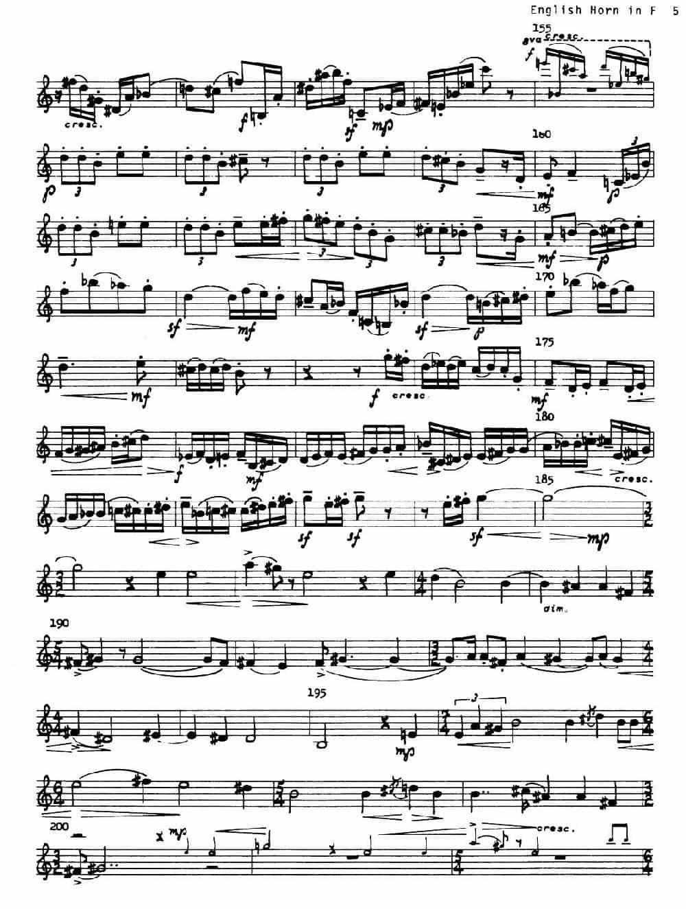 Sonata（英国管与钢琴奏鸣曲英国管分谱） 铜管乐器谱_第4张