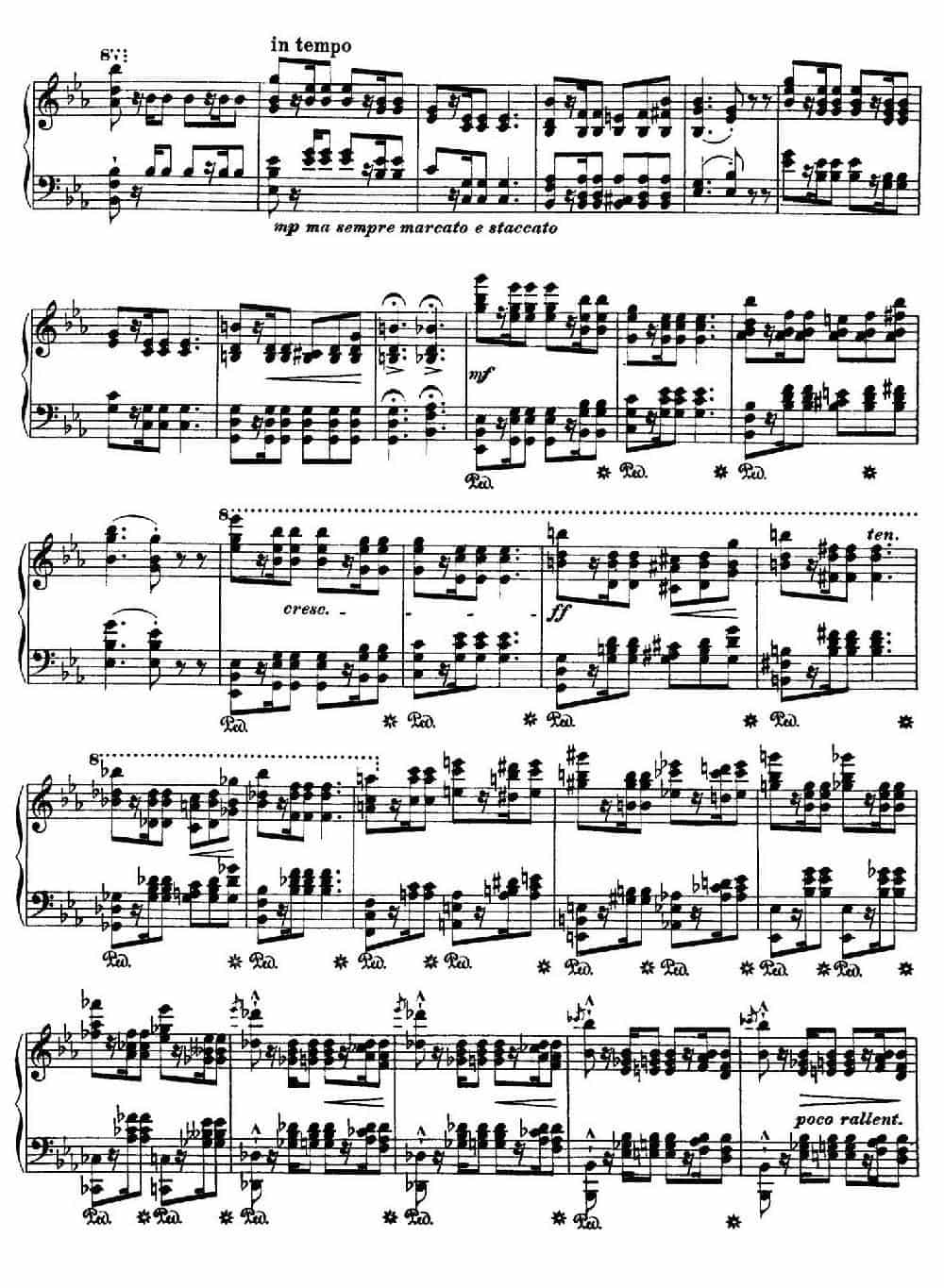 12 Etudes d'execution Transcendante S.139（12首超技练习曲·8） 钢琴乐谱_第4张