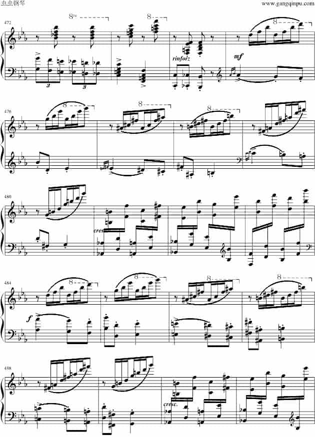 匈牙利狂想曲第9号 钢琴乐谱_第28张