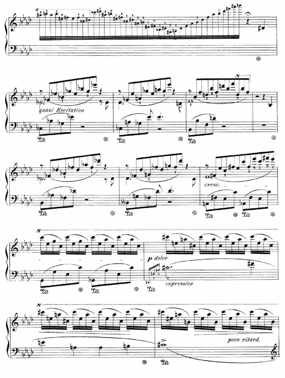 Notturnos S.541（3首夜曲“爱之梦”·1） 钢琴乐谱_第5张