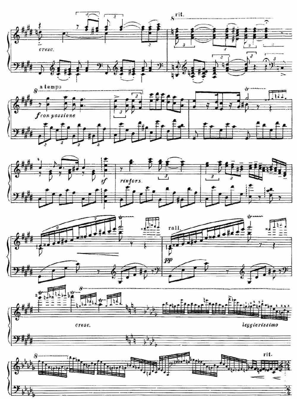 19 Rhapsodies Hongroises S.244  No.1（19首匈牙利狂想曲·第1首） 钢琴乐谱_第5张