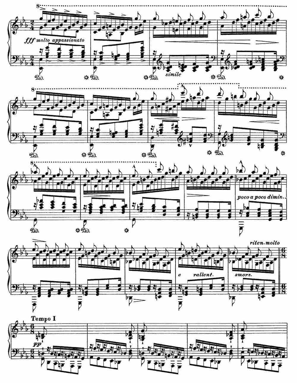 12首超级技巧练习曲：Wilde Jagd（狩猎） 钢琴乐谱_第7张