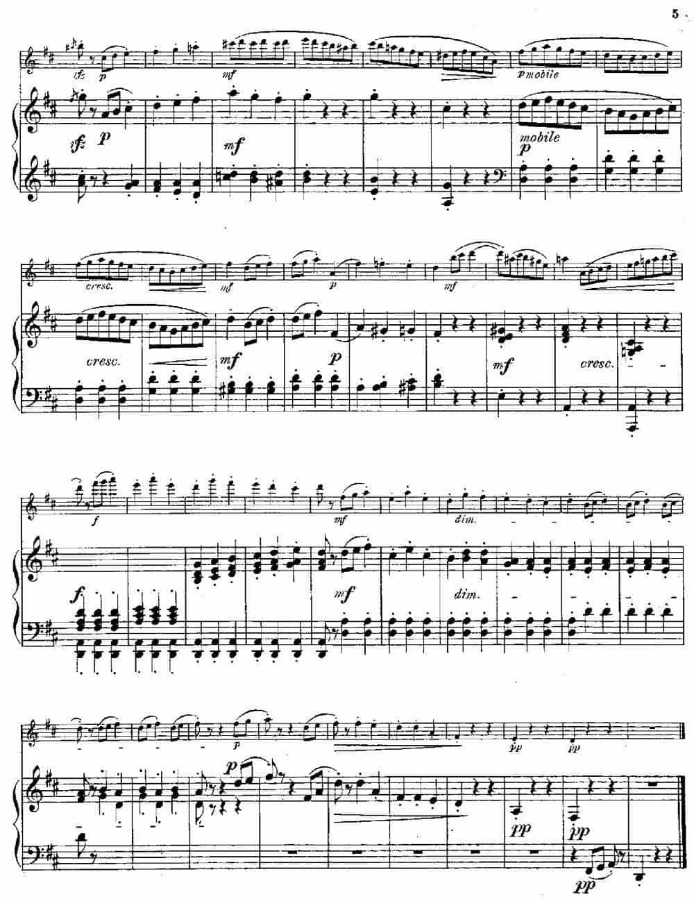 Scherzino（Op.55 No.6）（长笛+钢琴伴奏） 长笛乐谱_第4张