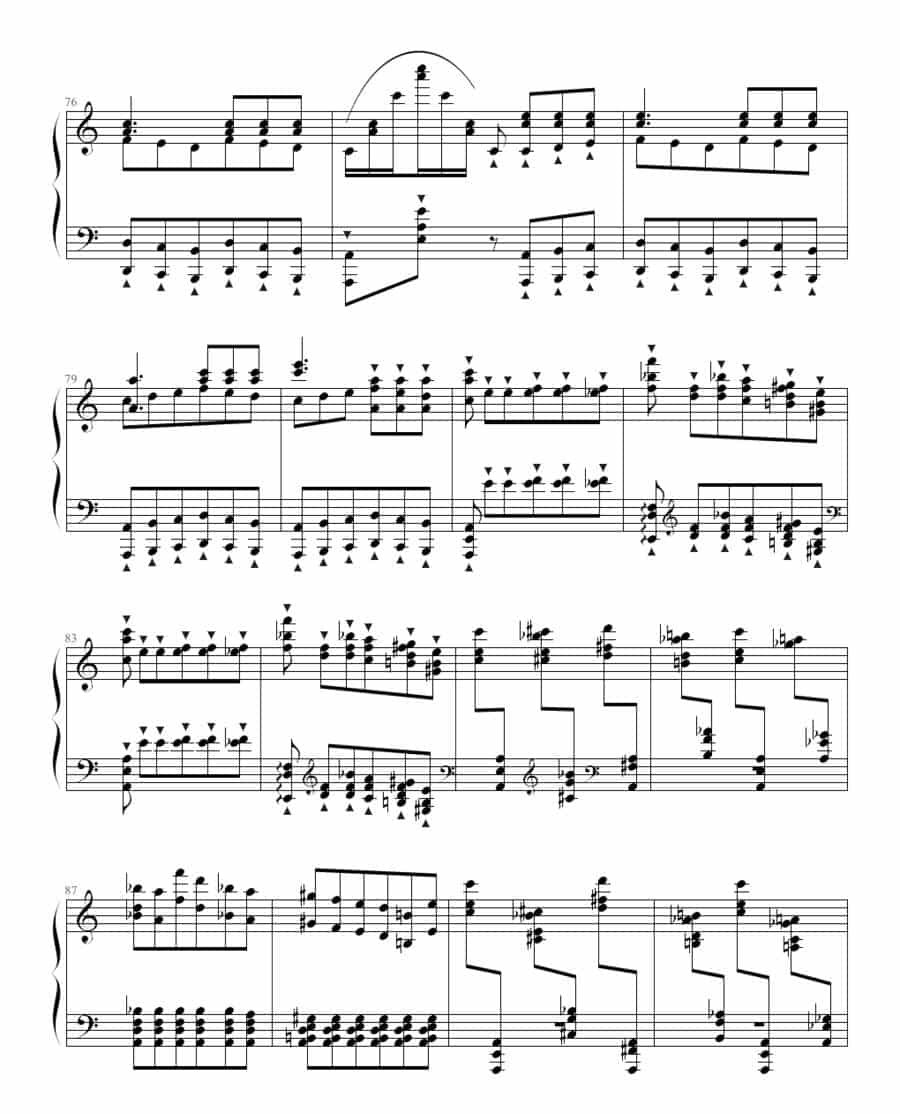 李斯特超凡练习曲第二首 钢琴乐谱_第7张