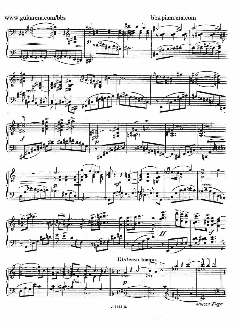 Theme with Variations and Fugue in F Major Op.14 （F大调主题变奏与赋格） 钢琴乐谱_第12张