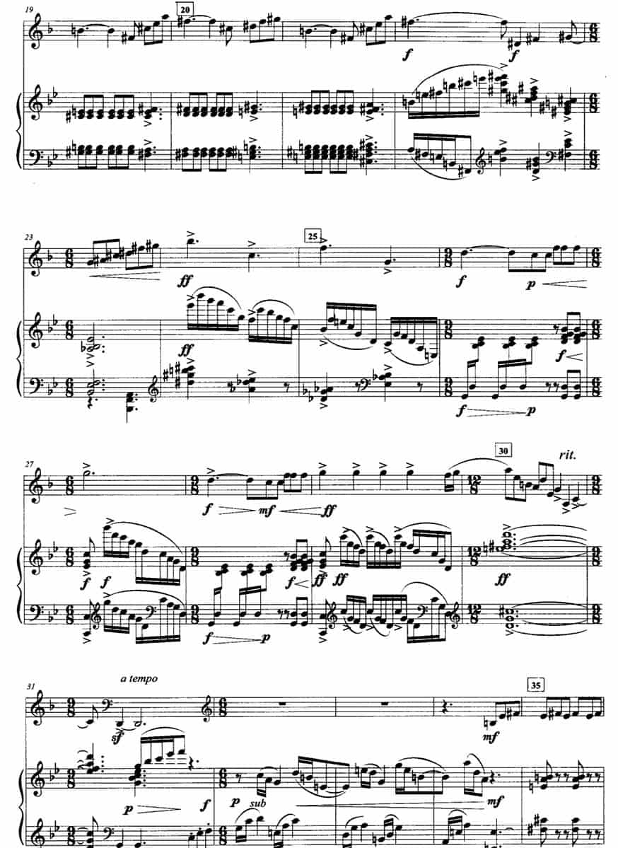 奏鸣曲（二 [圆号+钢琴]） 铜管乐器谱_第2张