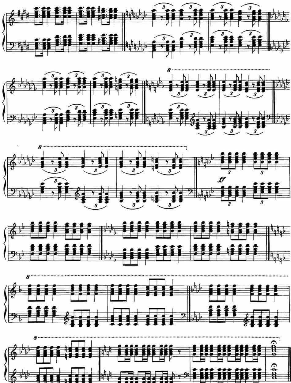 Technical Exercises S.146（李斯特钢琴技巧练习 BOOKⅠ） 钢琴乐谱_第33张