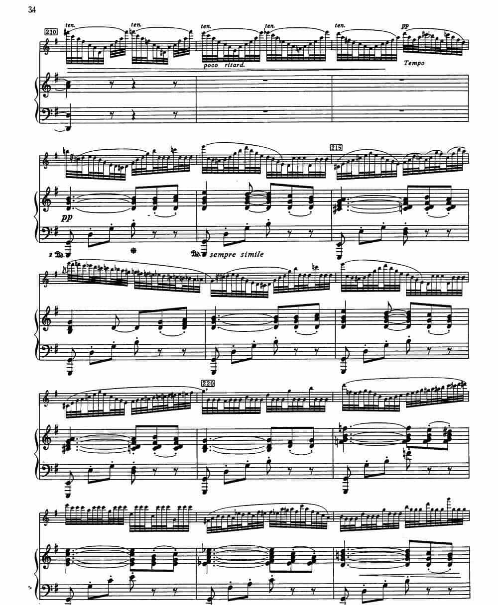 Fantaisie Sur Le Freyschutz（魔弹射手幻想曲）（长笛+钢琴） 长笛乐谱_第10张