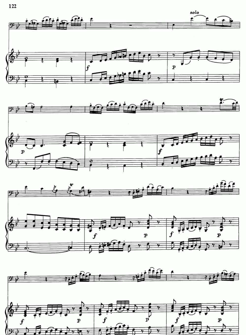降B大调协奏曲（大管+钢琴伴奏） 铜管乐器谱_第7张