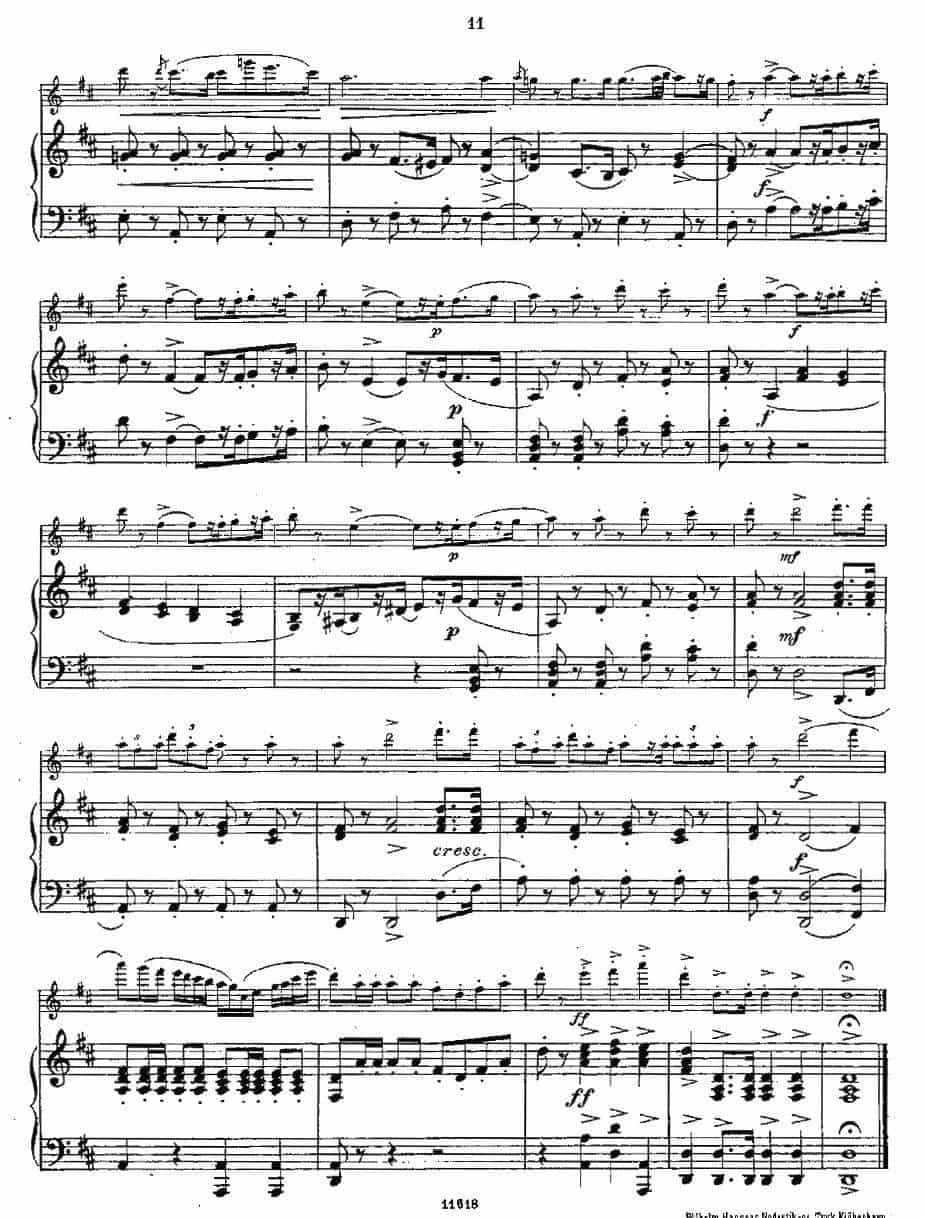 Opern-Transcriptionen.Op.45-3（长笛+钢琴伴奏） 长笛乐谱_第11张
