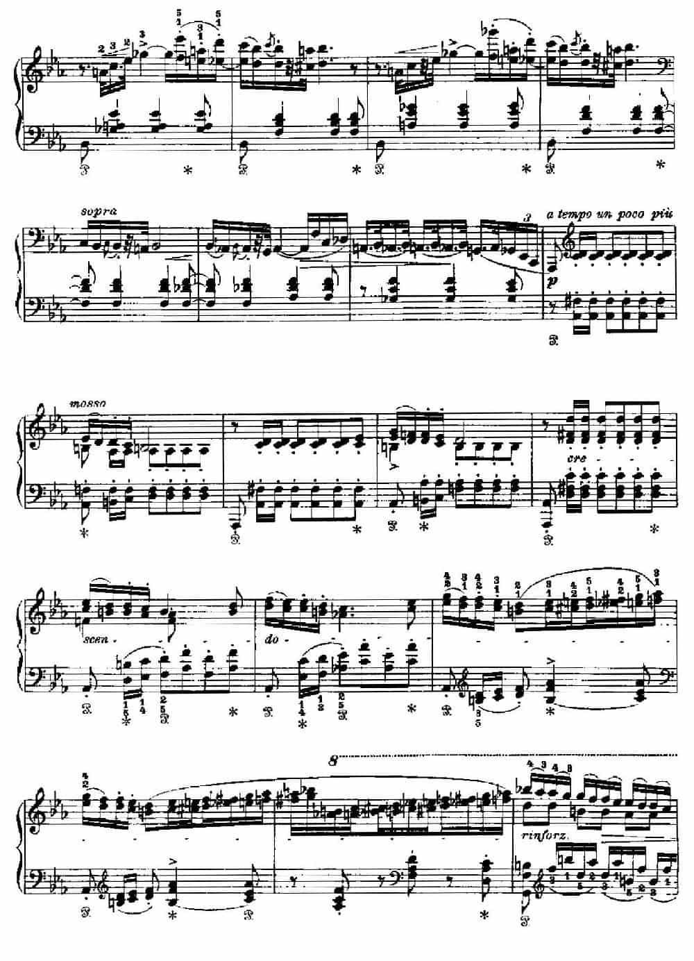 Two Polonaises S.223（2首波洛奈兹舞曲·c小调） 钢琴乐谱_第2张