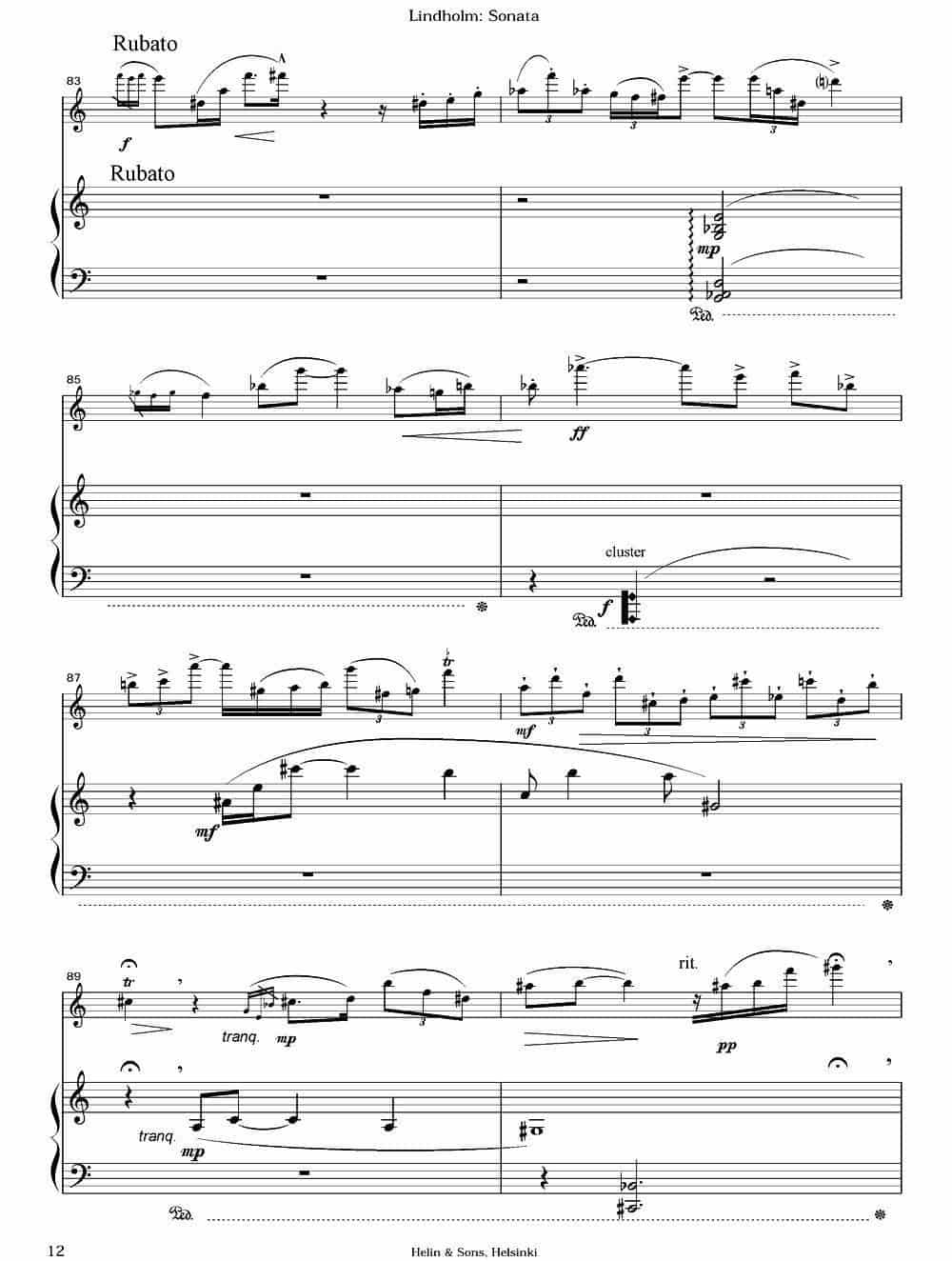 Sonata（长笛+钢琴） 长笛乐谱_第11张