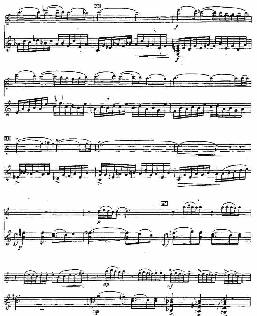 Cantos sierras（山脉之歌）（长笛+吉他） 长笛乐谱_第3张