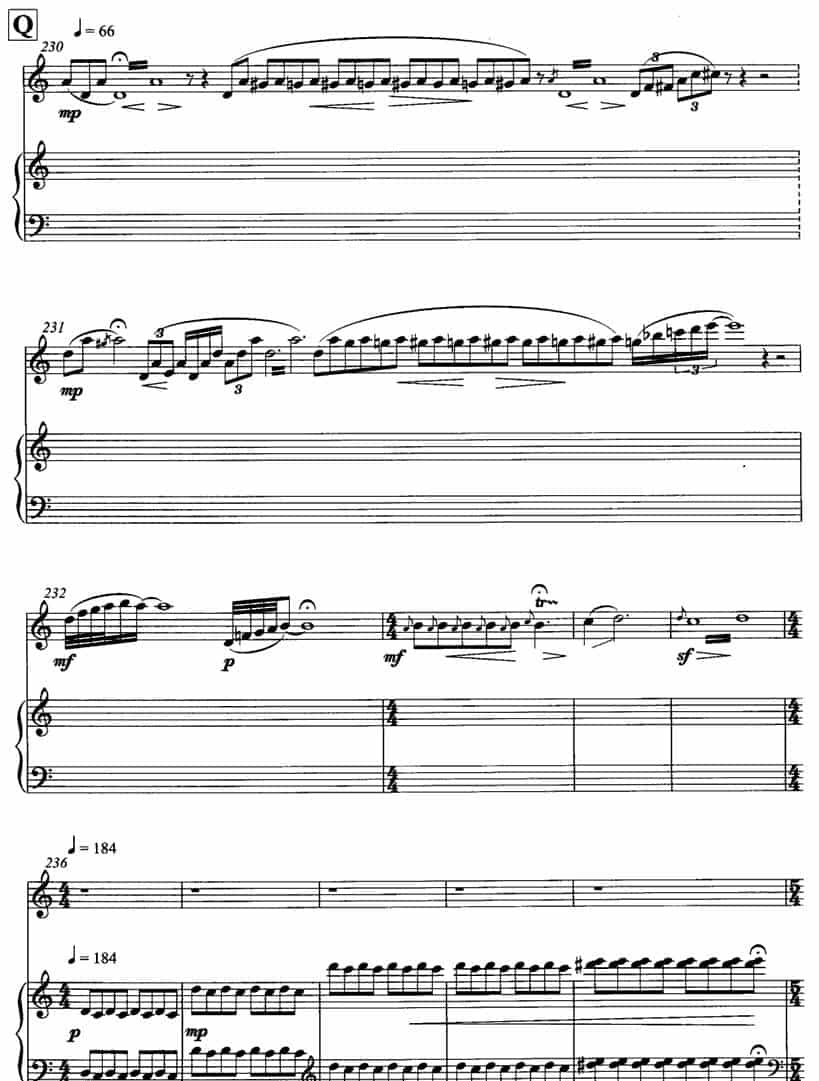飞歌（笛子协奏曲+钢琴伴奏)P11—2） 笛箫乐谱_第8张