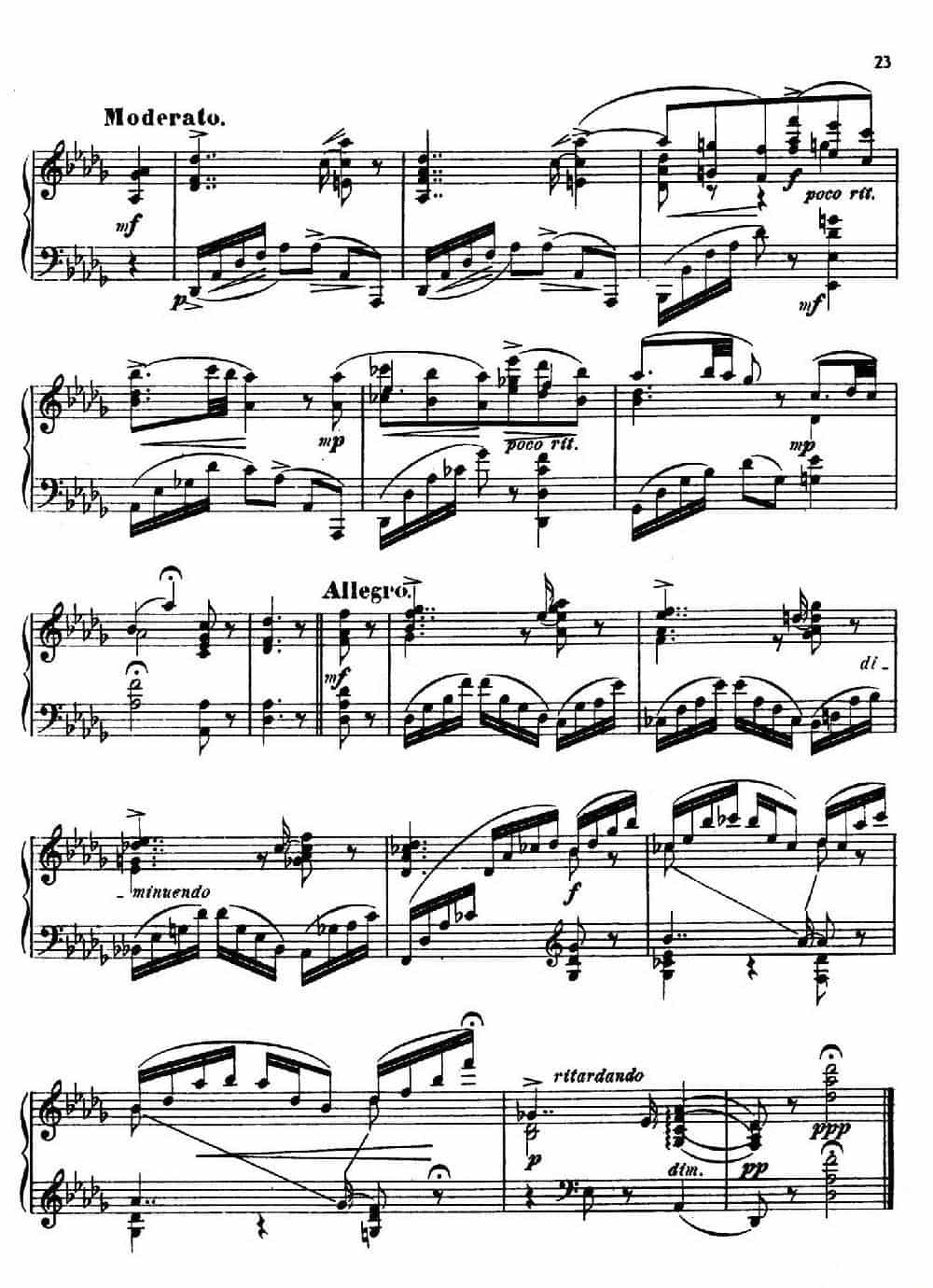 24 Characteristic Pieces Op.36（24首性格小品·4） 钢琴乐谱_第4张