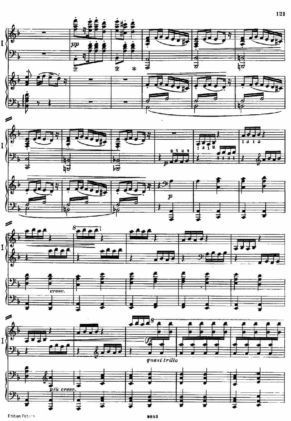 Danse Macabre.（双钢琴） 钢琴乐谱_第20张