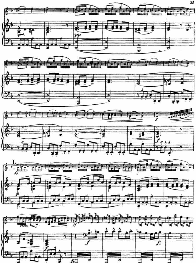 德沃夏克作品53号A小调协奏曲 （小提琴和钢琴） 钢琴乐谱_第33张