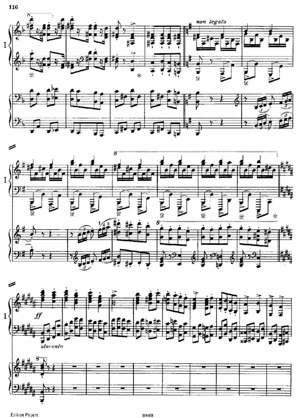 Danse Macabre.（双钢琴） 钢琴乐谱_第15张