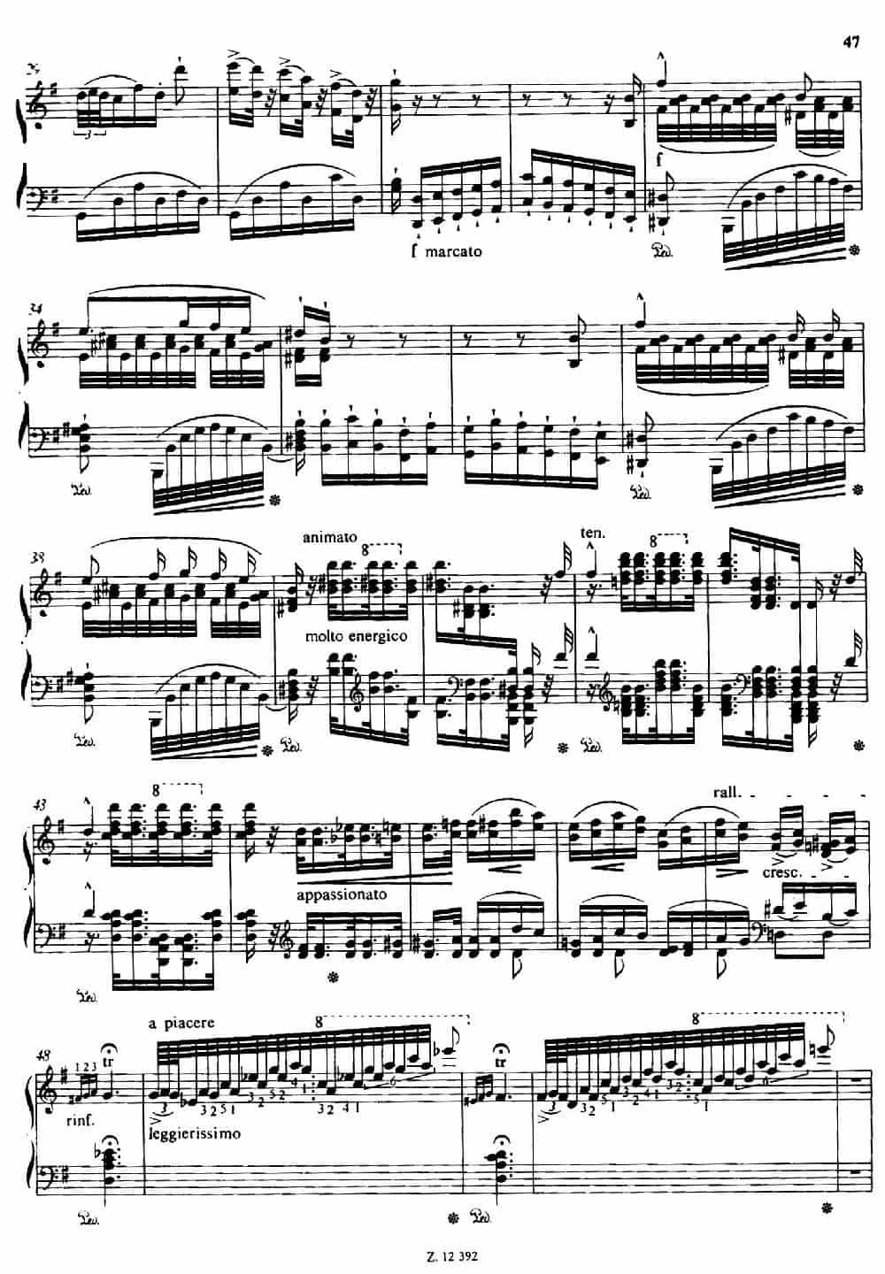Soirées Musicales S.424（《音乐晚会（全12首）》第5首） 钢琴乐谱_第2张