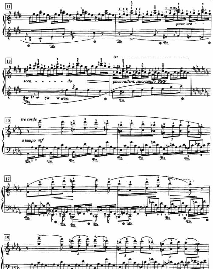 钢琴教程第八级 练习曲（森林的呼啸） 钢琴乐谱_第2张