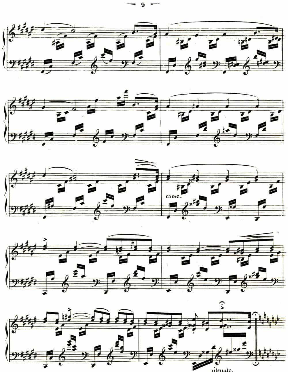 李斯特音乐会练习曲&nbsp;S144（1 悲歌 降A大调 S144 Il） 钢琴乐谱_第8张