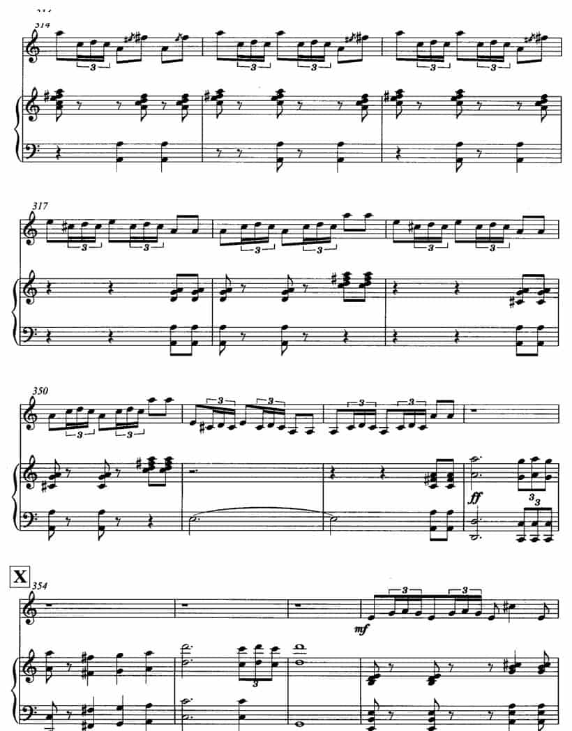 飞歌（笛子协奏曲+钢琴伴奏)P21—3） 笛箫乐谱_第5张
