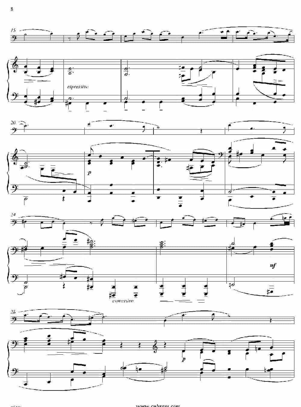 Aria （Bist du bei mir）（巴松+钢琴伴奏） 铜管乐器谱_第2张
