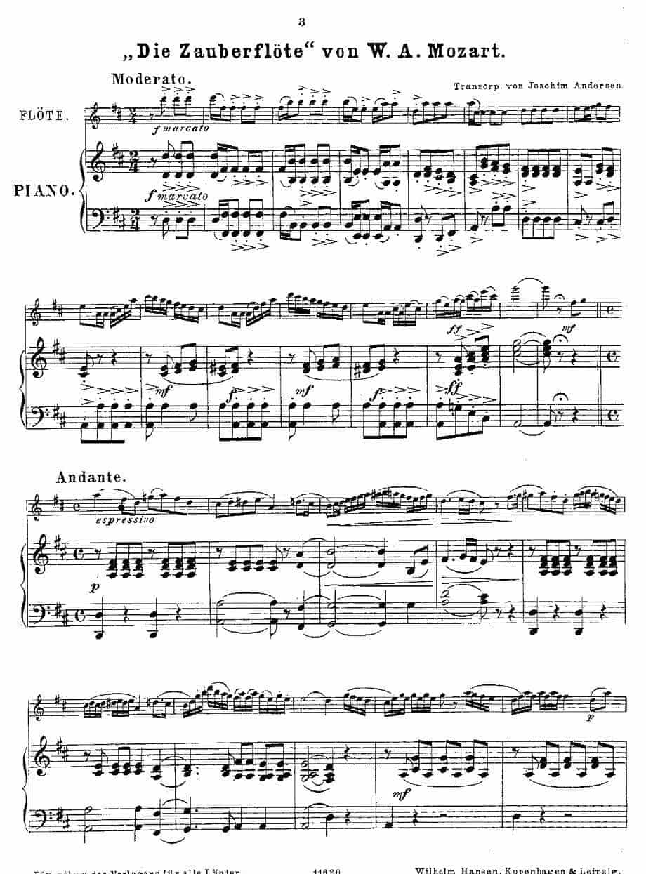 Opern-Transcriptionen.Op.45-8（长笛+钢琴伴奏） 长笛乐谱_第1张