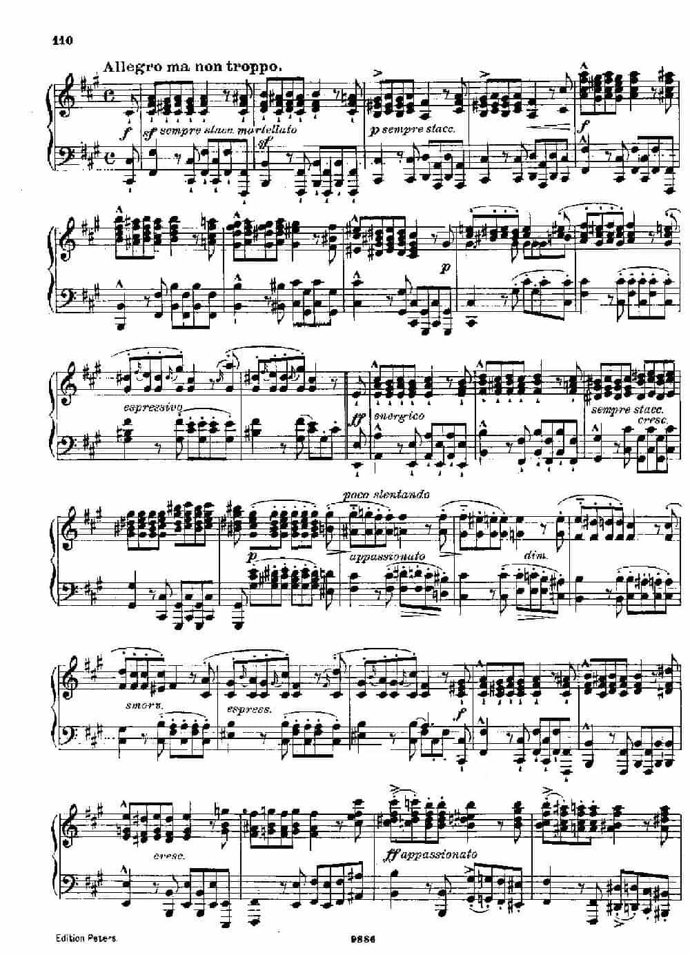 3首进行曲 S.426 No.3 钢琴乐谱_第7张