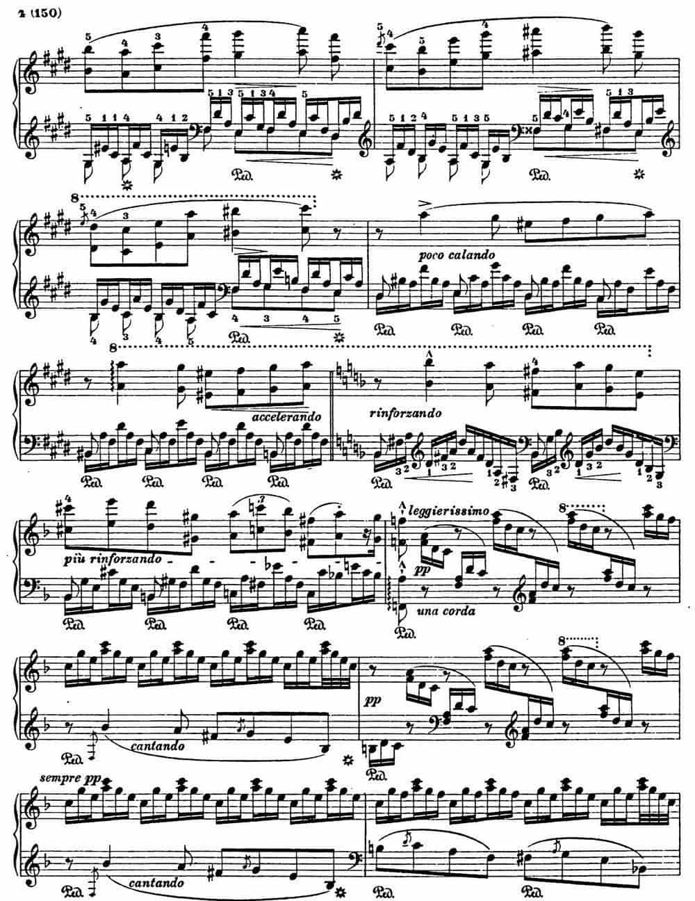 李斯特音乐会练习曲 S145（2 S145 侏儒舞 Gnomenreigen） 钢琴乐谱_第3张