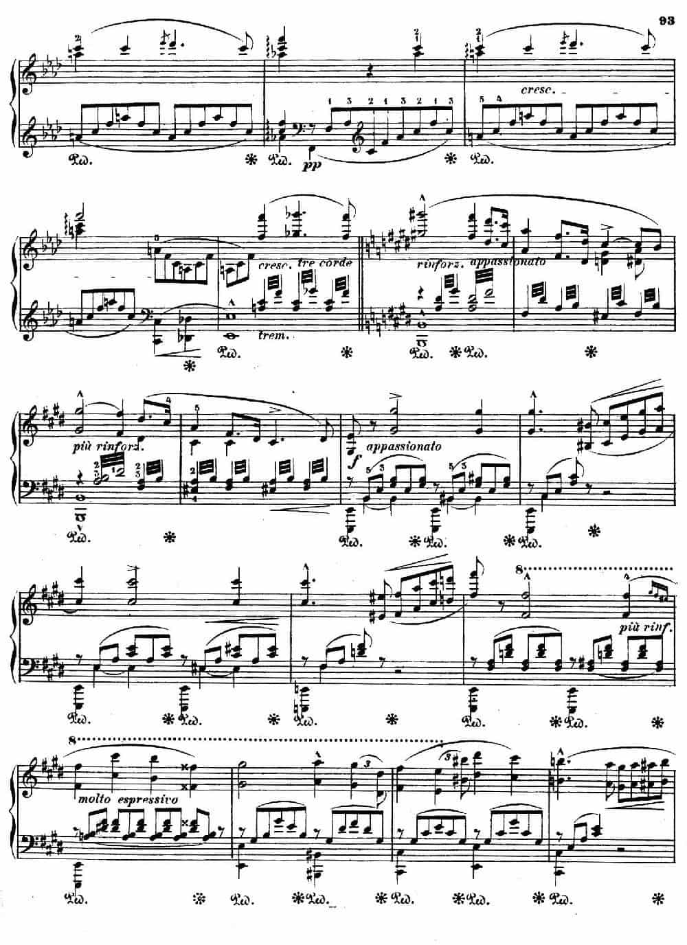 Orpheus S.98（第四交响诗）（钢琴独奏版） 钢琴乐谱_第4张
