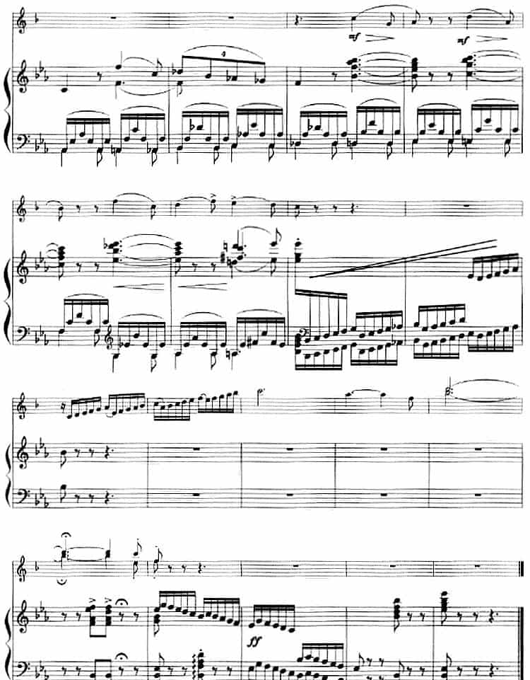 音乐会回旋曲（小号+钢琴伴奏） 铜管乐器谱_第14张