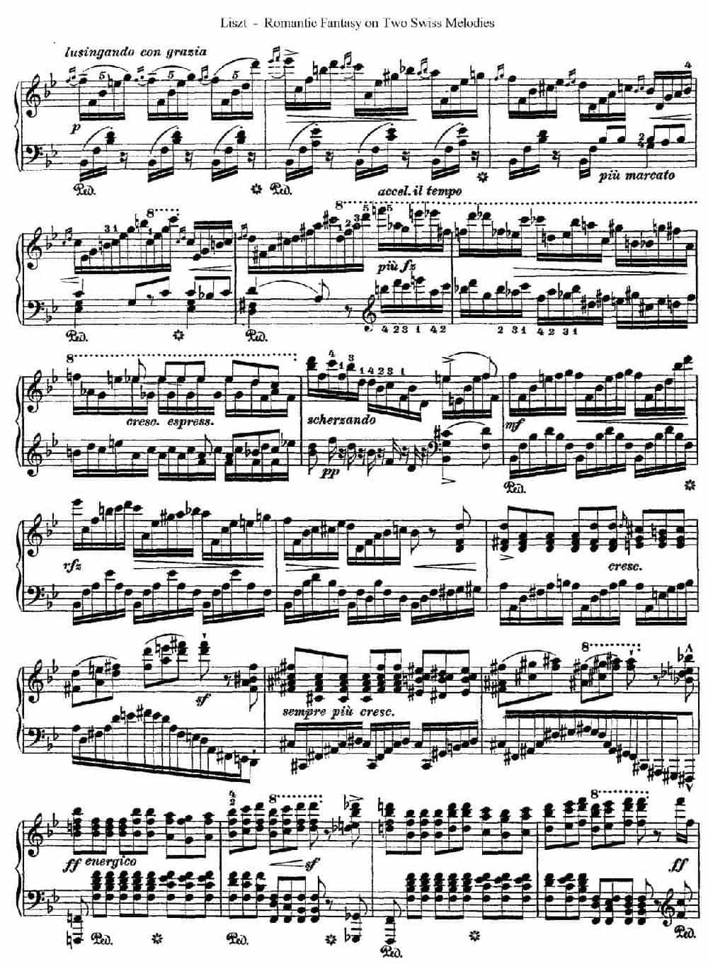 Romantic Fantasy on 2 Swiss Melodies Op.5(浪漫幻想曲) 钢琴乐谱_第20张
