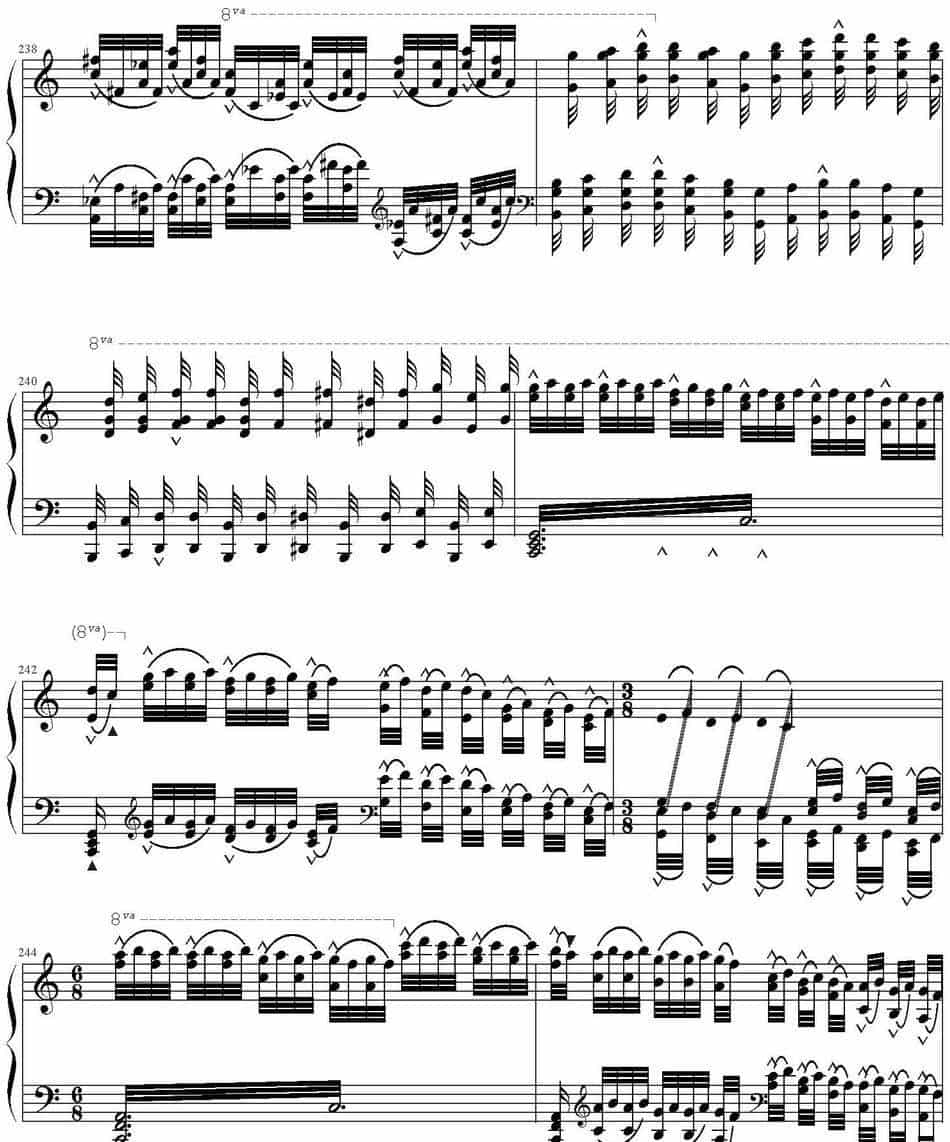 钟声大幻想曲（Grand Fantasia de Bravoure） 钢琴乐谱_第25张