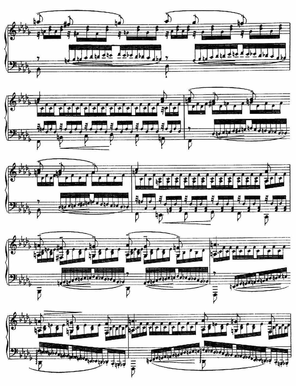 12 Etudes d'execution Transcendante S.139（12首超技练习曲·12） 钢琴乐谱_第6张