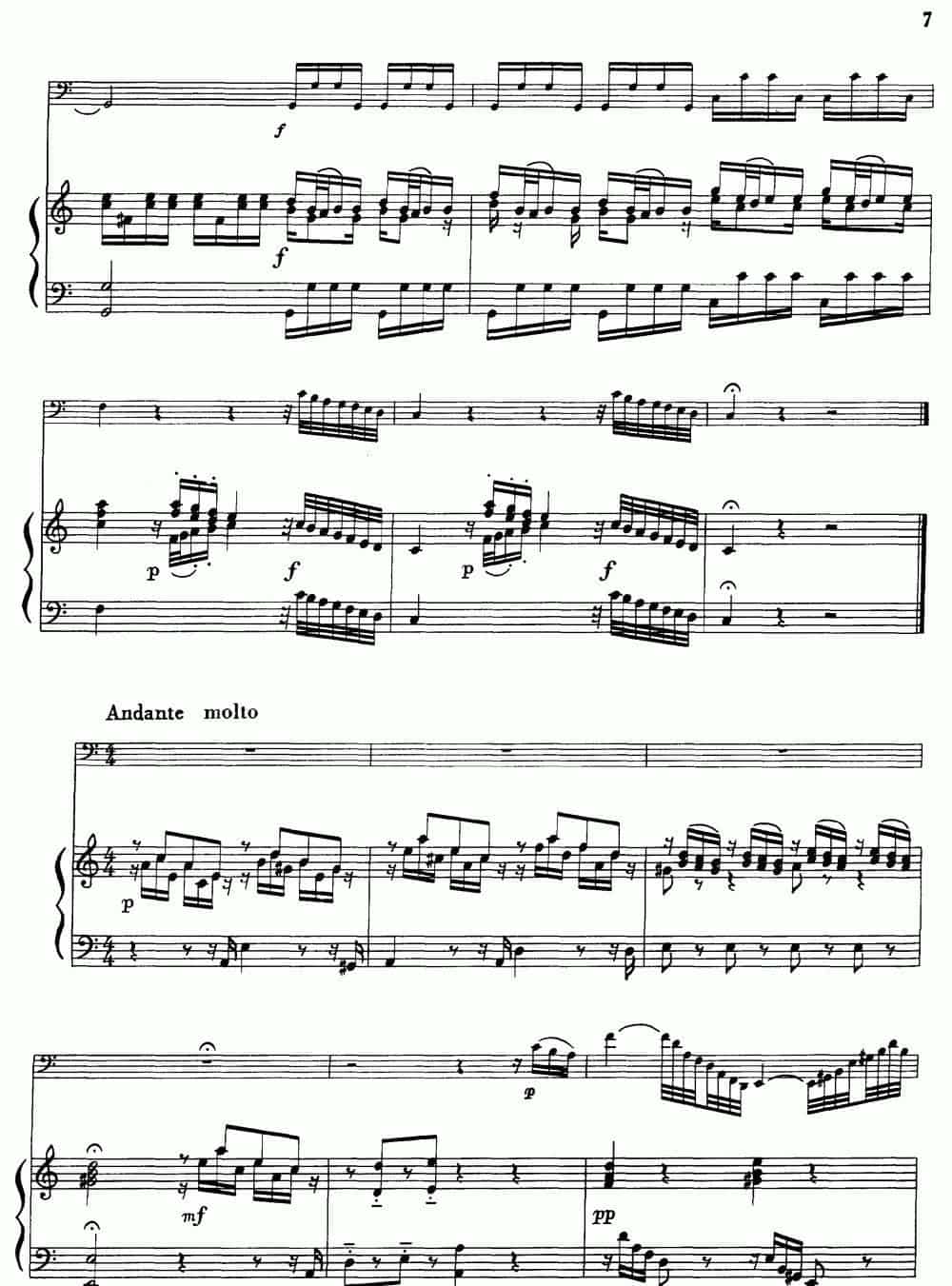 C大调协奏曲（大管+钢琴伴奏） 铜管乐器谱_第7张