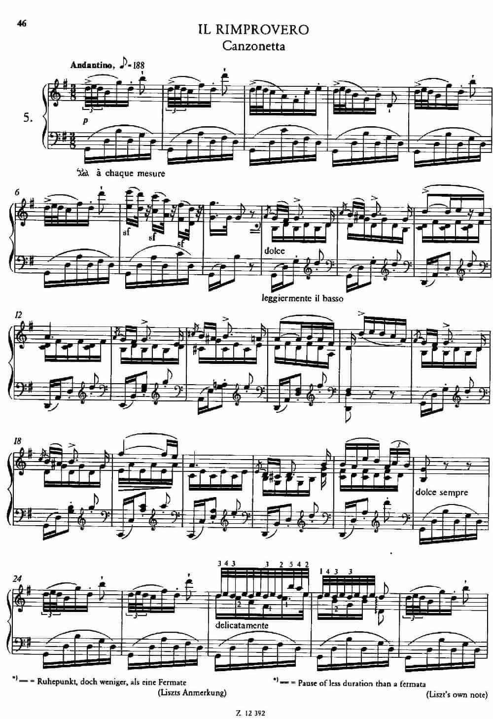 Soirées Musicales S.424（《音乐晚会（全12首）》第5首） 钢琴乐谱_第1张