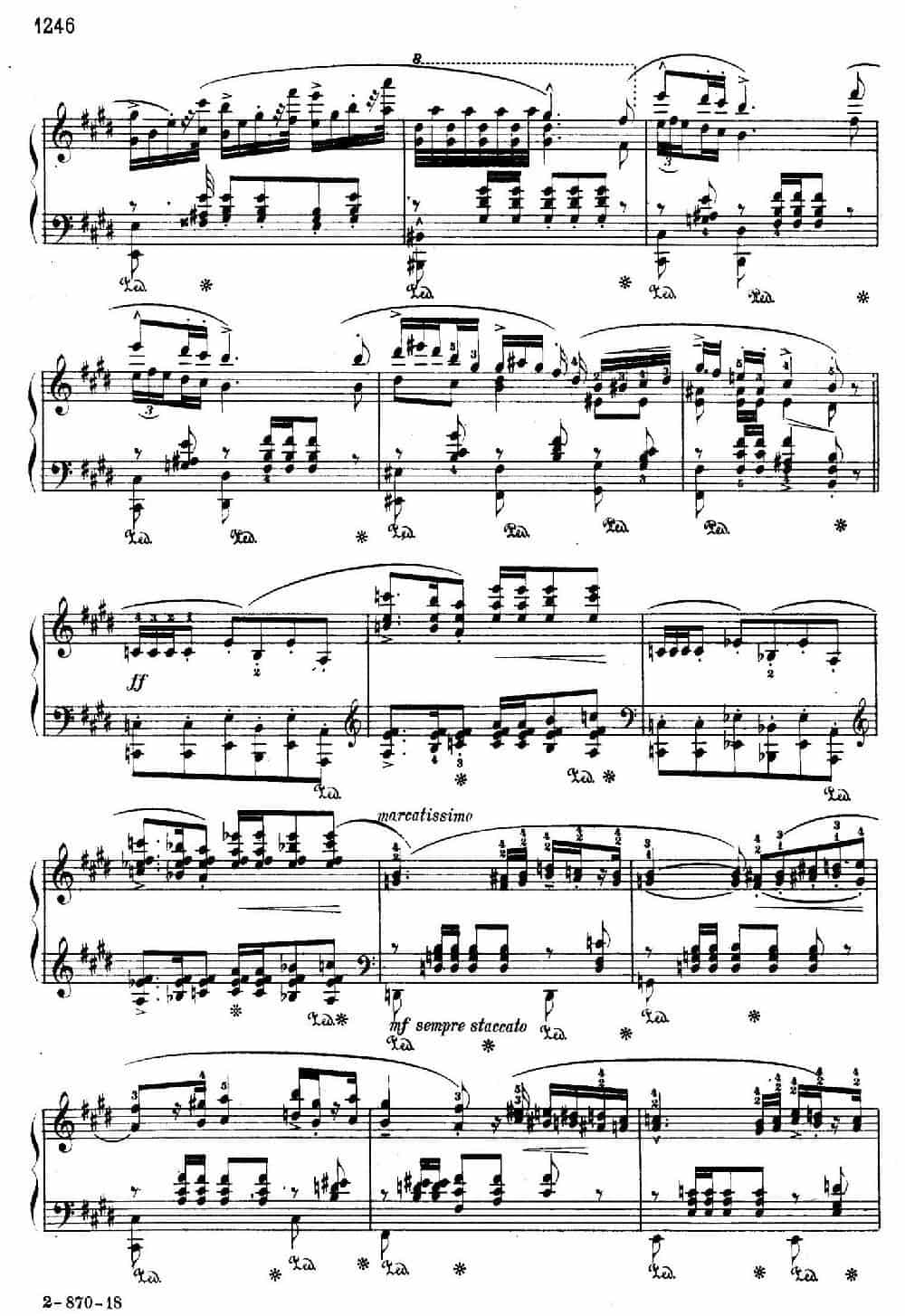 Two Polonaises S.223（2首波洛奈兹舞曲·E大调） 钢琴乐谱_第2张