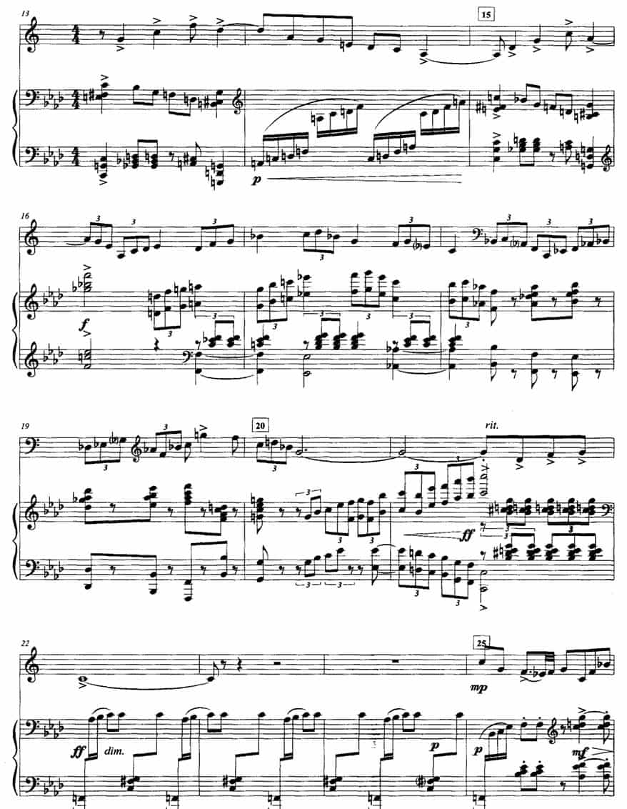 奏鸣曲（四 [圆号+钢琴]） 铜管乐器谱_第2张