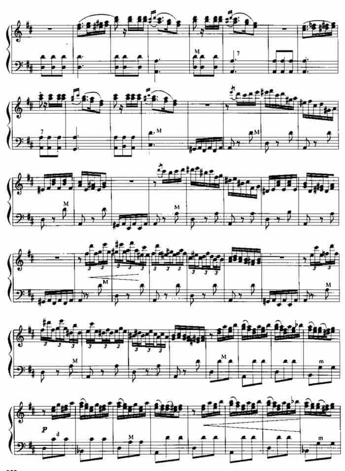 西班牙狂想曲 手风琴乐谱_第8张
