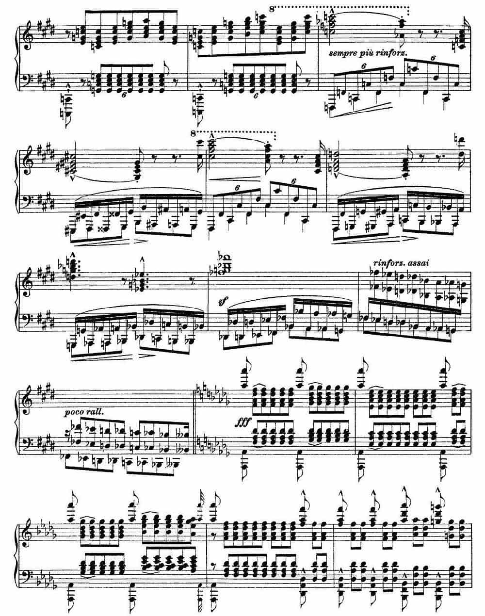 12首超级技巧练习曲：Harmonies du soir（夜之和谐） 钢琴乐谱_第5张