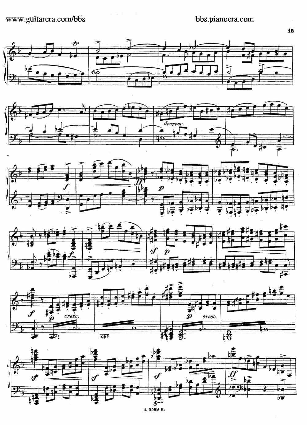 Theme with Variations and Fugue in F Major Op.14 （F大调主题变奏与赋格） 钢琴乐谱_第15张