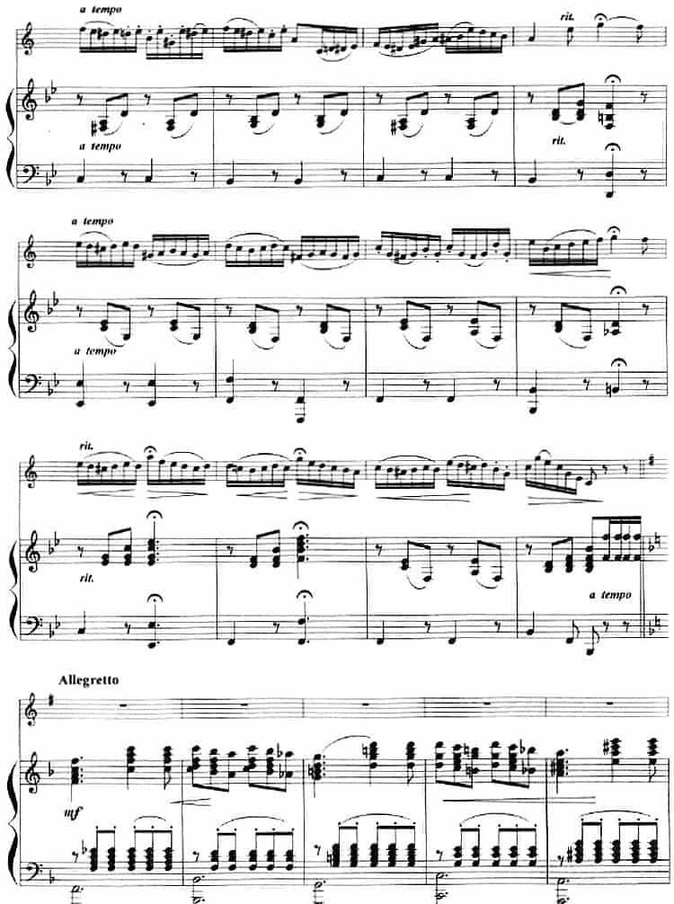 意大利幻想曲（小号+钢琴伴奏） 铜管乐器谱_第4张