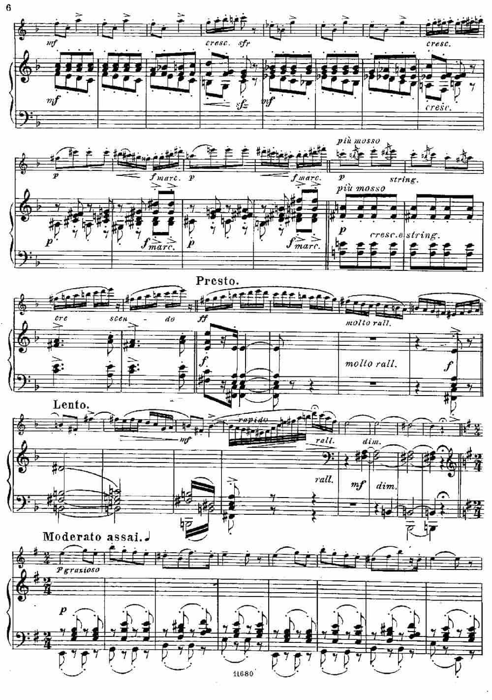 Fantaisies nationales.  Russe. （Op.59 No.3）（长笛+钢琴伴奏） 长笛乐谱_第5张