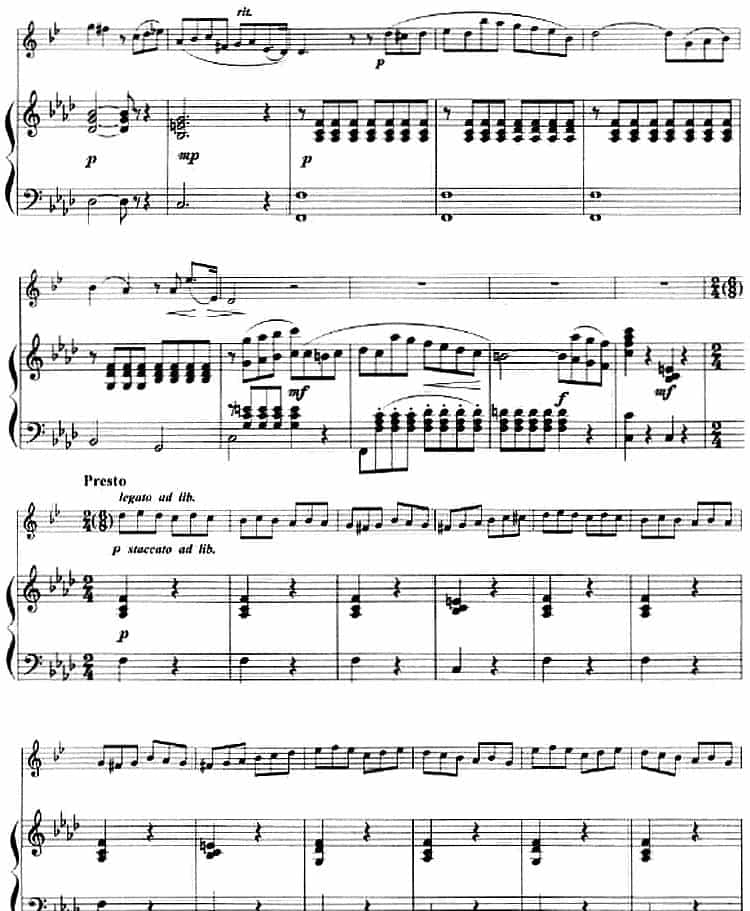 第一协奏曲（小号+钢琴伴奏） 铜管乐器谱_第10张