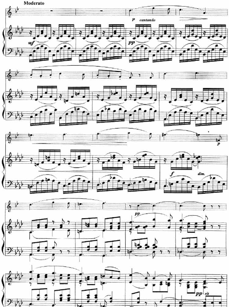 音乐会回旋曲（小号+钢琴伴奏） 铜管乐器谱_第6张