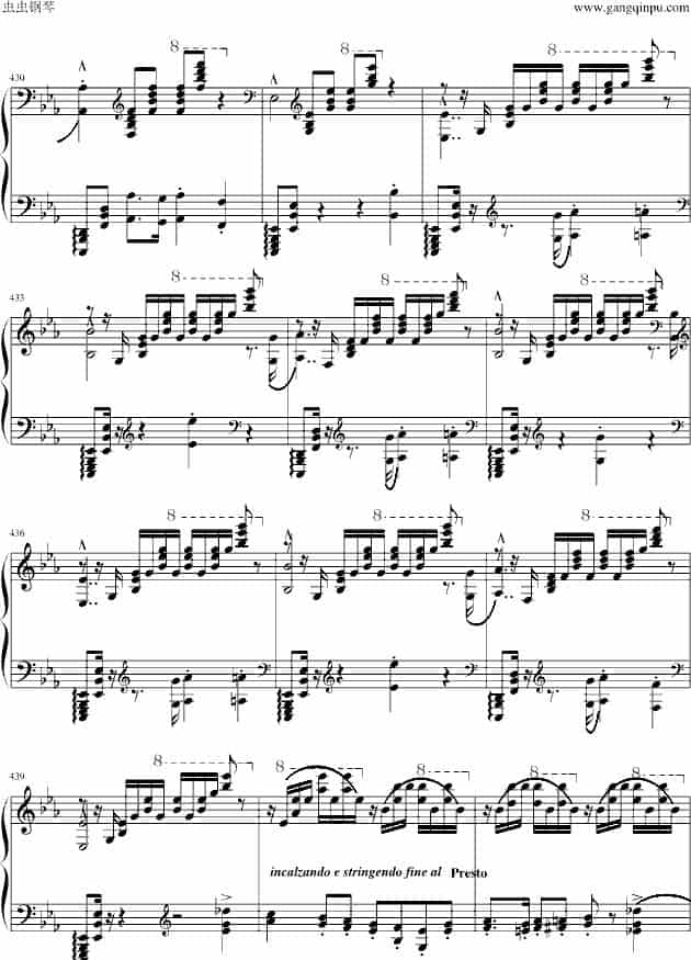 匈牙利狂想曲第9号 钢琴乐谱_第25张