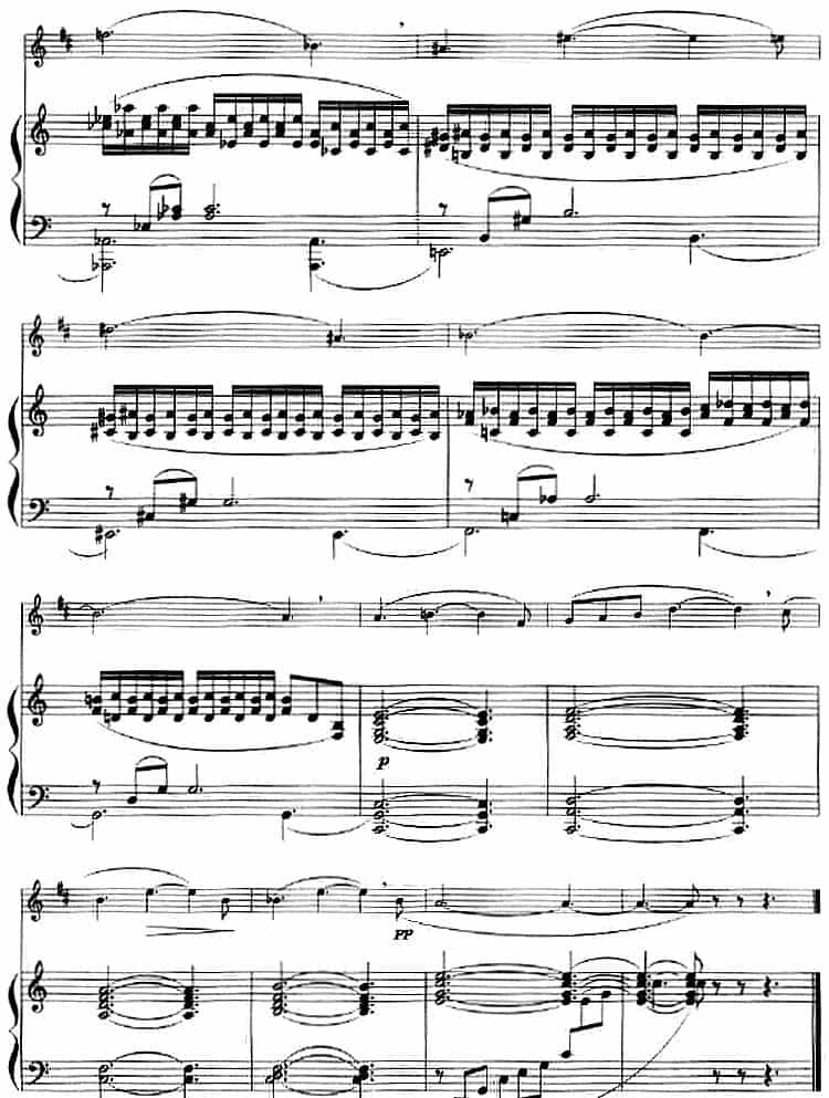 夜曲（小号+钢琴伴奏） 铜管乐器谱_第6张