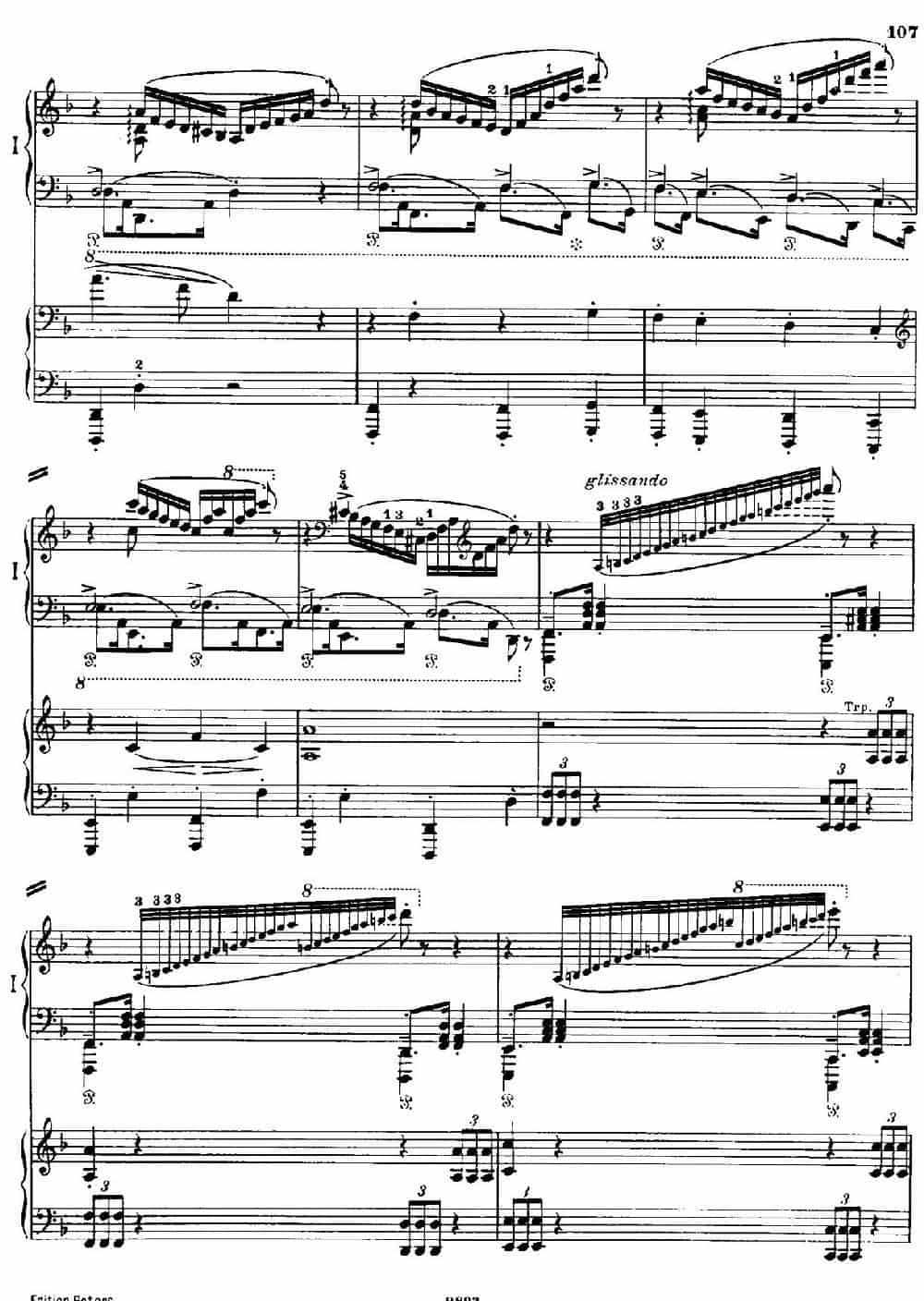 Danse Macabre.（双钢琴） 钢琴乐谱_第6张
