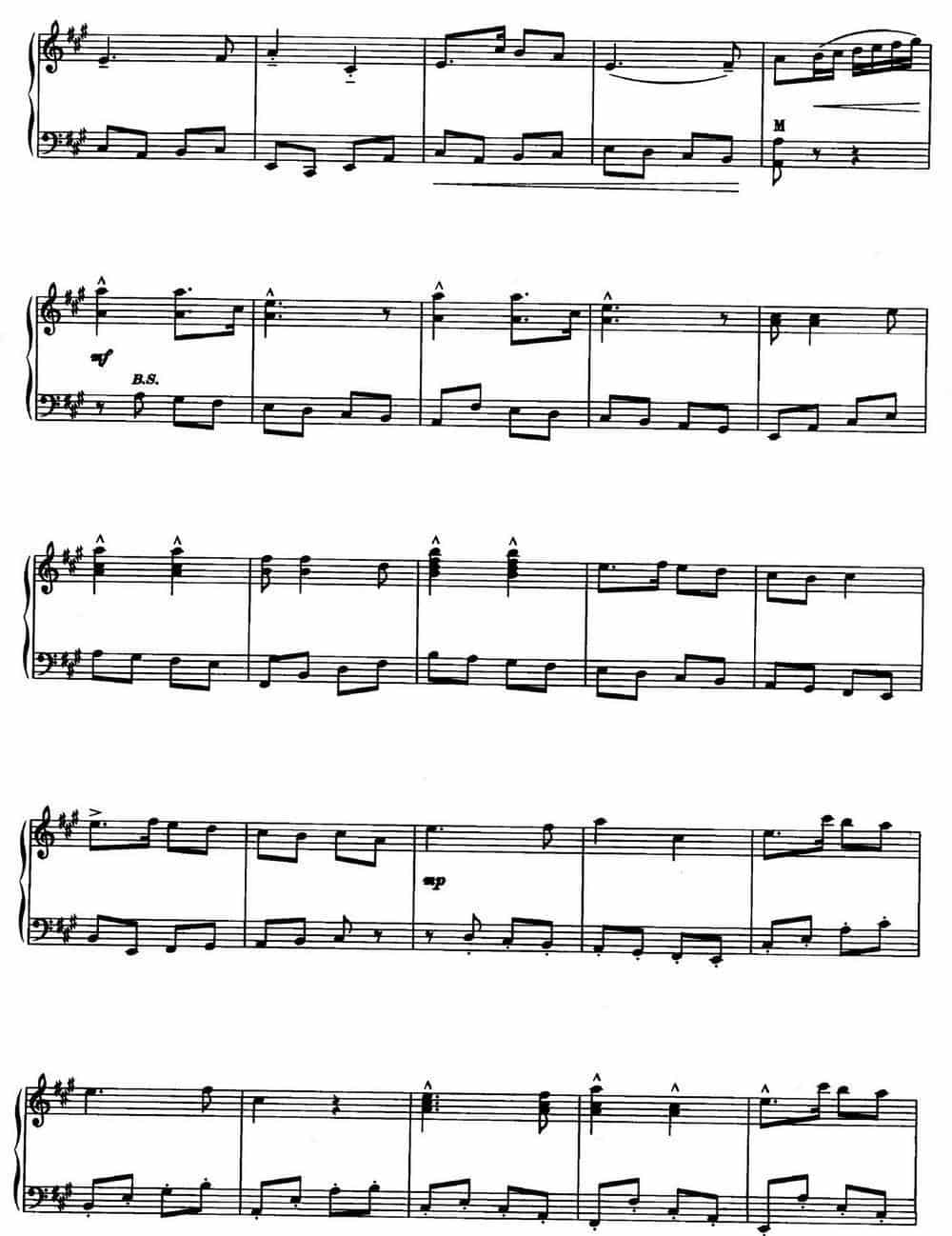 保卫黄河（选自钢琴协奏曲《黄河》 ） 手风琴乐谱_第5张